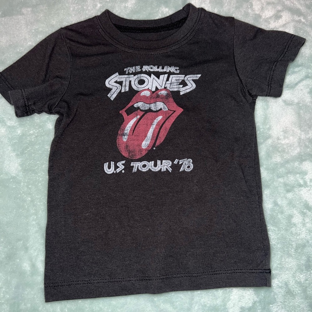 The Rolling Stones Kids Black T-Shirt